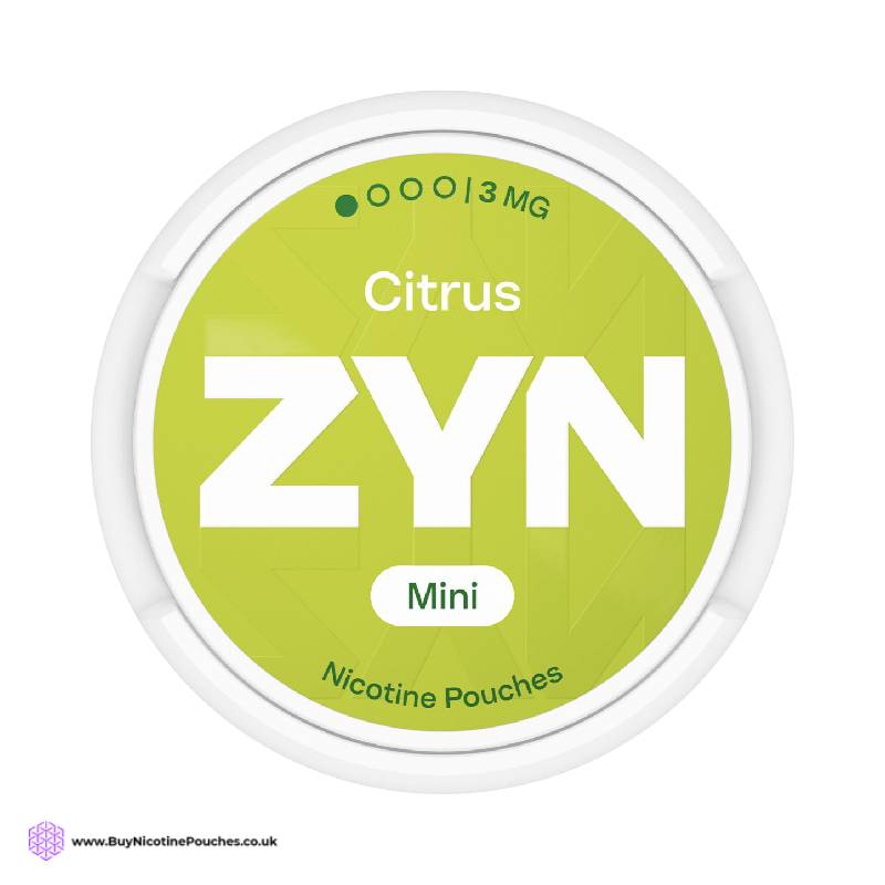 Citrus Mini Nicotine Pouches By ZYN