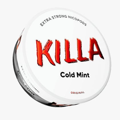 Cold Mint Extreme Nicotine Pouches by Killa