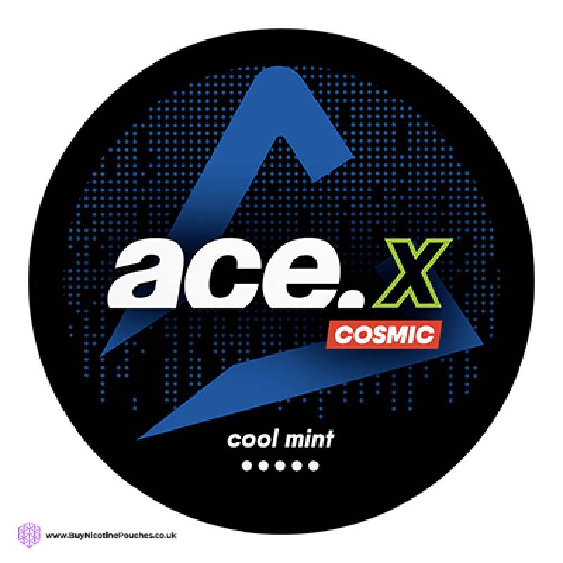 Cosmic Cool MintX Nicotine Pouches by Ace