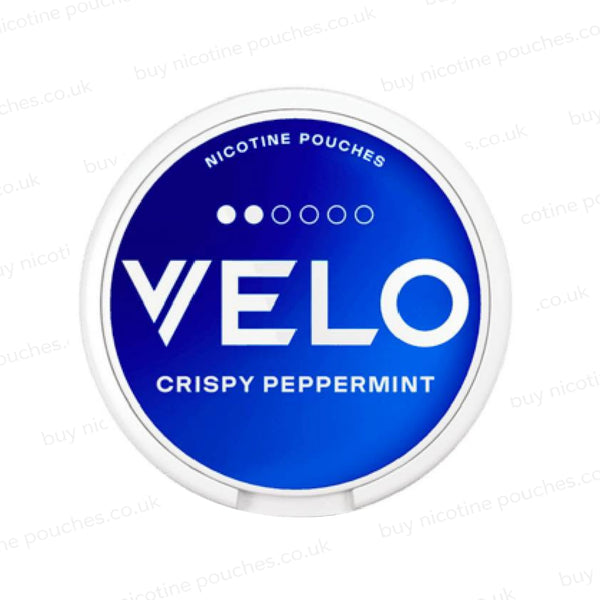 Crispy Peppermint Nicotine Pouches by Velo