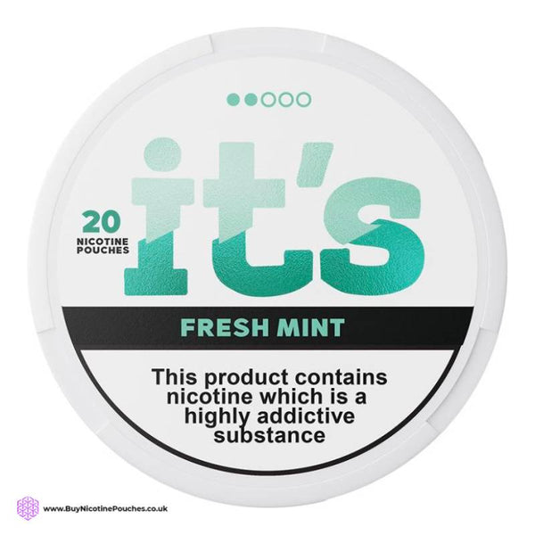 Fresh Mint Nicotine Pouches by Its 8MG