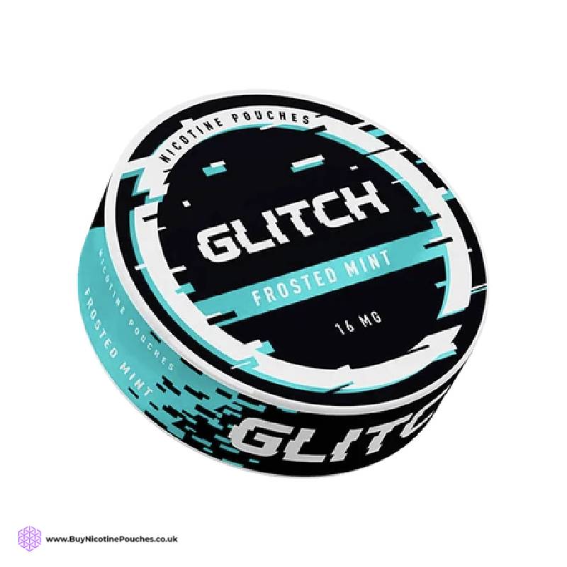 Frosted Mint Nicotine Pouches by Glitch