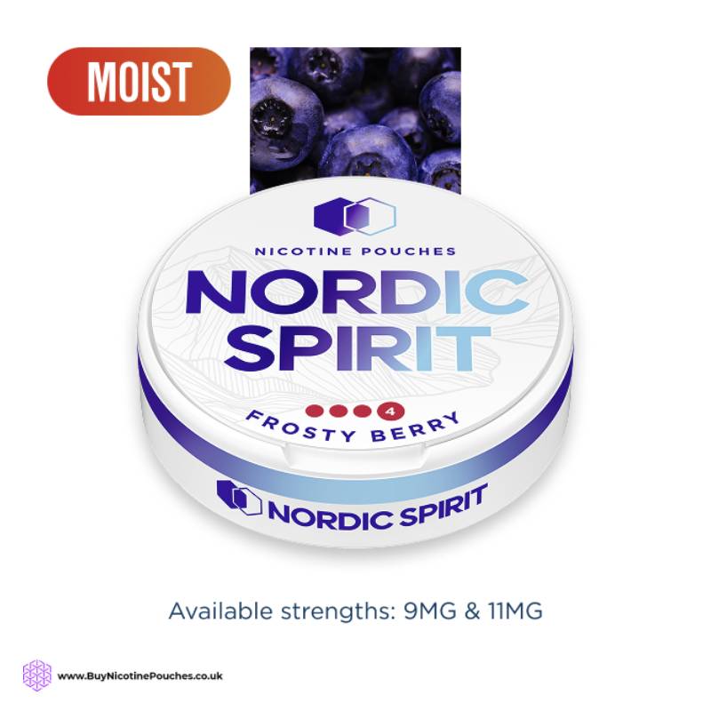 Frosty Berry Nicotine Pouches by Nordic Spirit 4Dots
