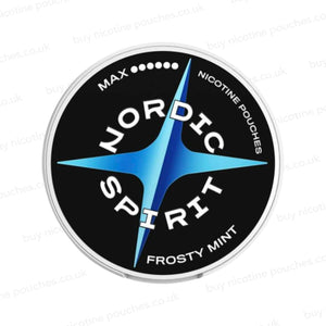 Frosty Mint Max Nicotine Pouches by Nordic Spirit