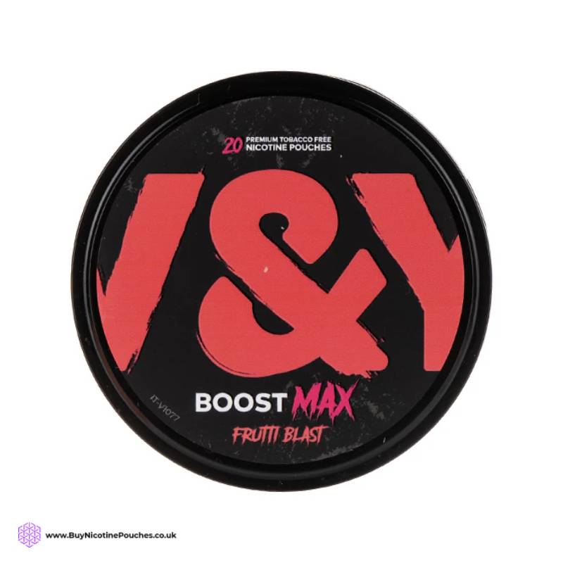 Frutti Blast Boost Max Nicotine Pouches by V&YOU