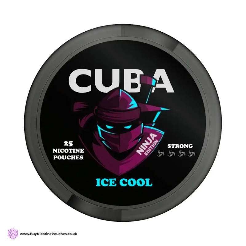 Ice Cool Ninja Nicotine Pouches by Cuba