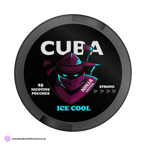Ice Cool Ninja Nicotine Pouches by Cuba