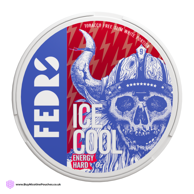 Ice Cool Energy Hard Nicotine Pouches by FEDRS 65MG