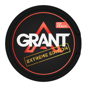 Ice Peach Extreme Nicotine Pouches by Grant SNUS 50MG