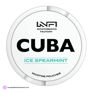Ice Spearmint Nicotine Pouches by Cuba 24MG