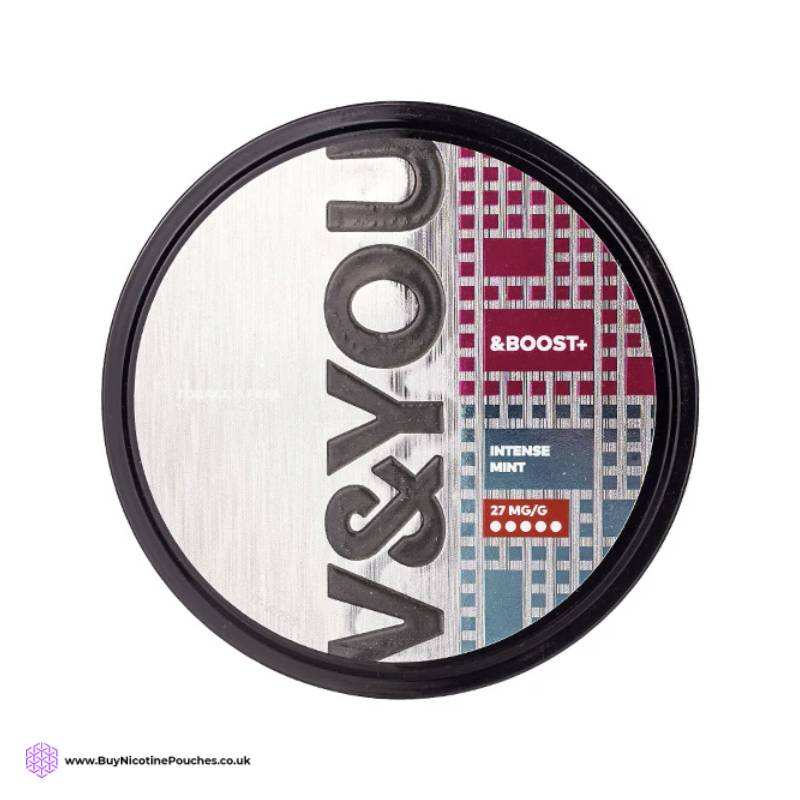 Intense Mint &Boost+ Nicotine Pouches by V&YOU