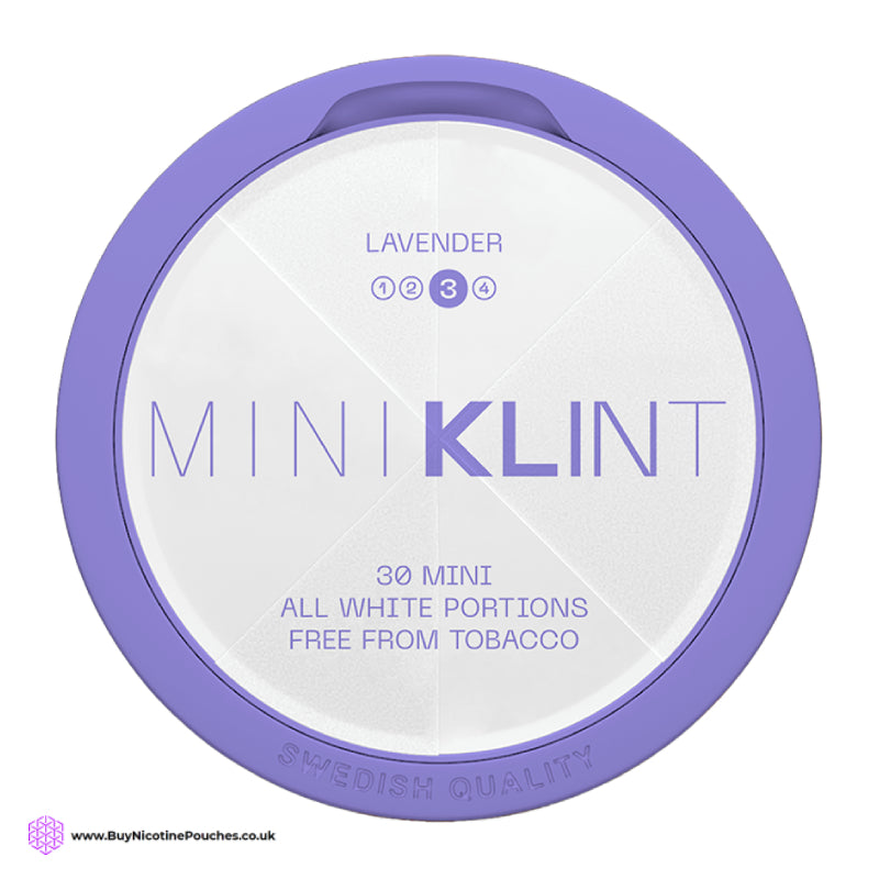 Lavender Mini Nicotine Pouches by Klint 16MG