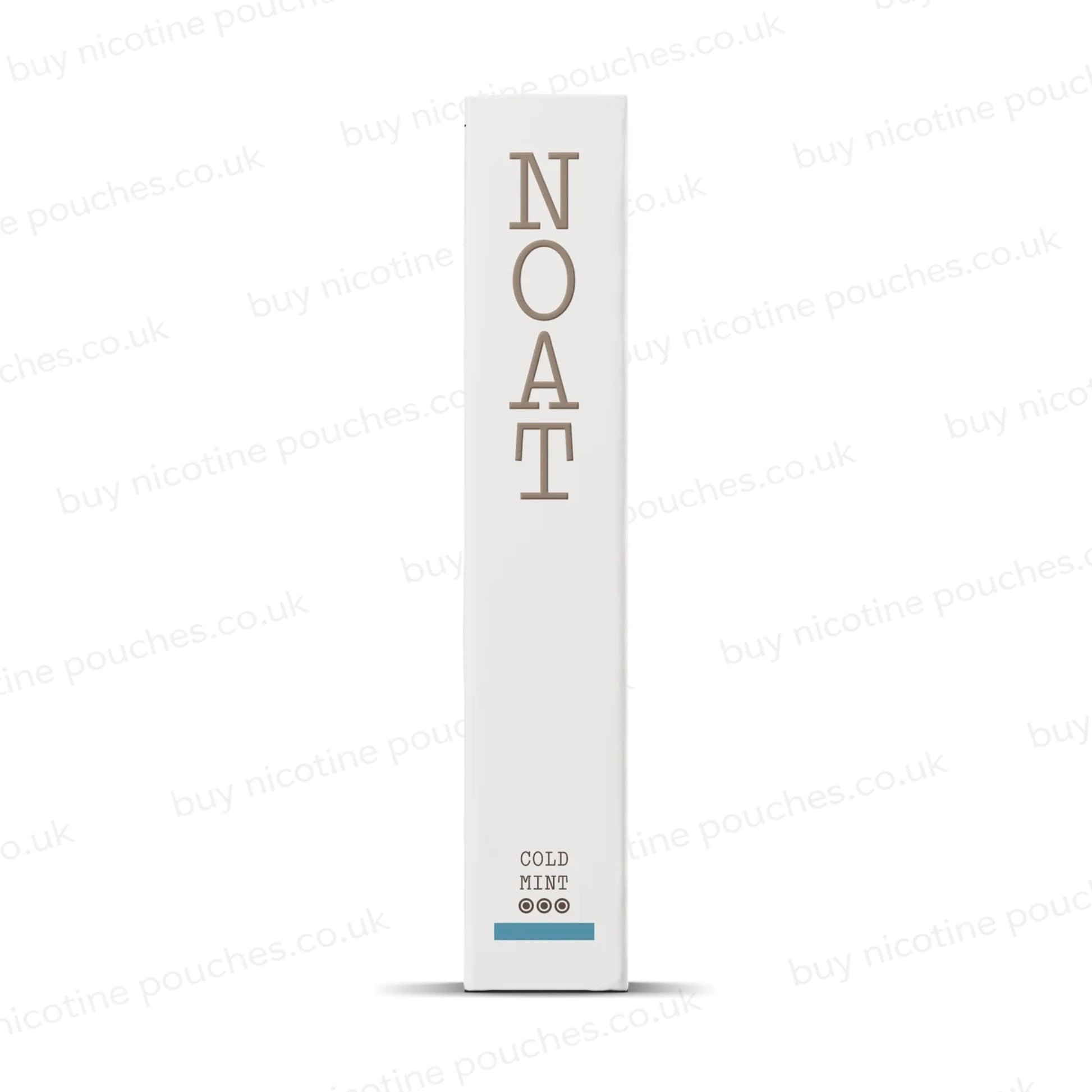 'NOAT Cold Mint' branded product on a white background