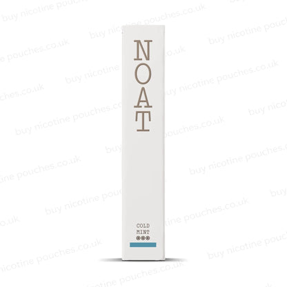'NOAT Cold Mint' branded product on a white background