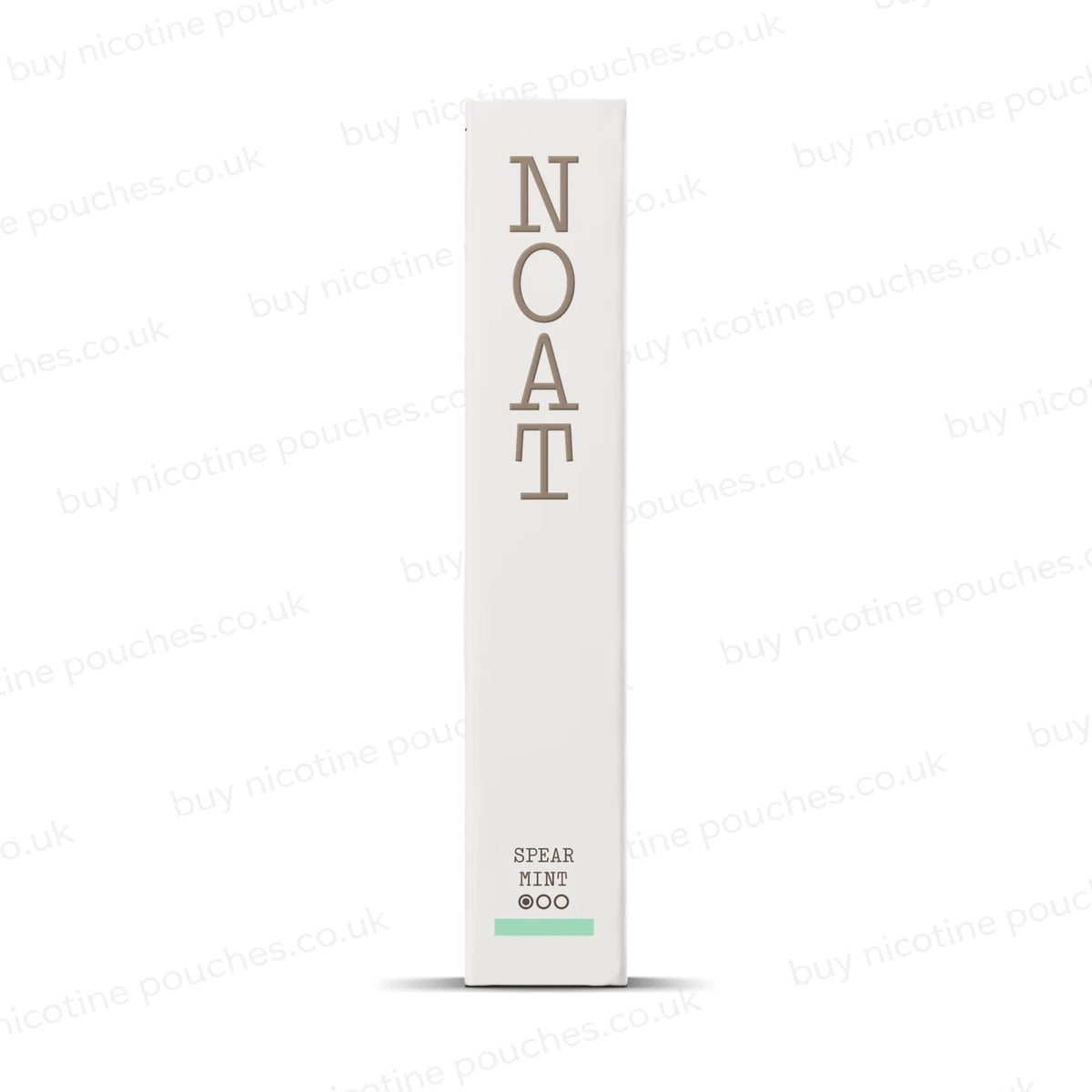 'NOAT Spearmint' branded product on a white background.