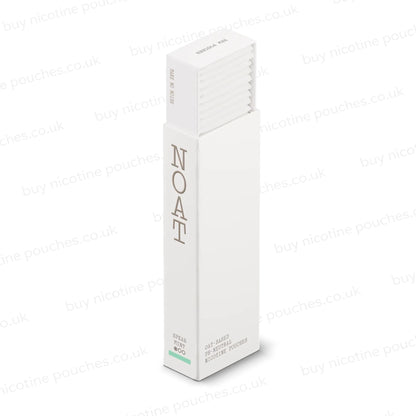 'NOAT Spearmint' branded product on a white background, side angle.