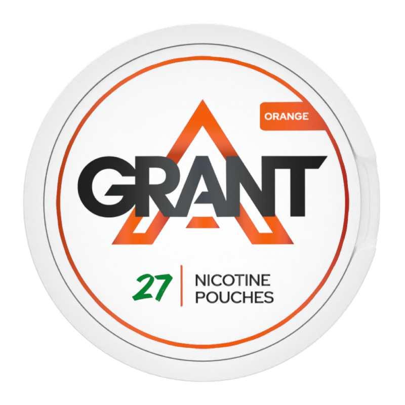 Orange Nicotine Pouches by Grant SNUS 25MG
