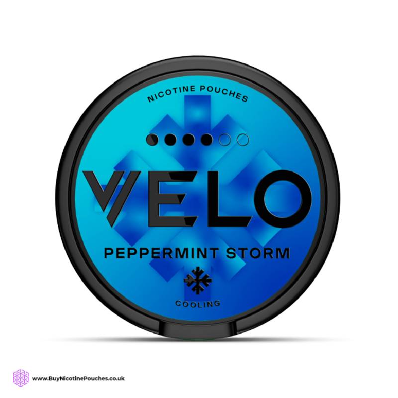 Peppermint Storm Nicotine Pouches by Velo