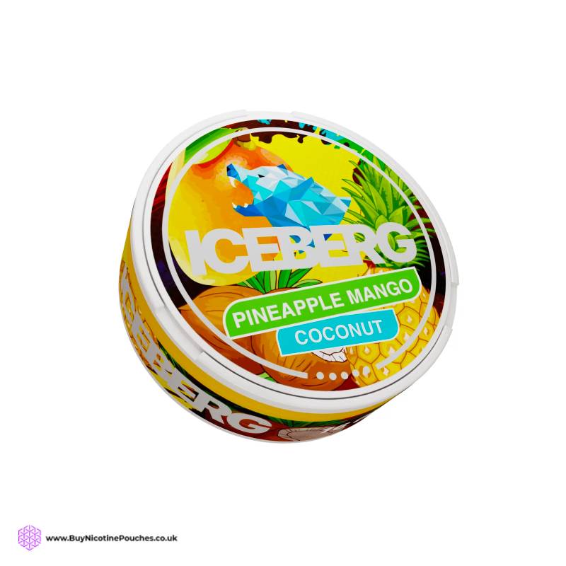 Pineapple Coconut Mango Extreme Nicotine Pouches by Iceberg