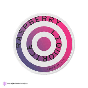 Raspberry Liquorice Nicotine Pouches by Helwit