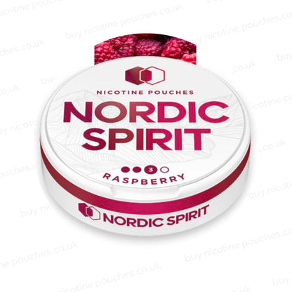 Raspberry Nicotine Pouches by Nordic Spirit