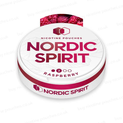 Raspberry Nicotine Pouches by Nordic Spirit