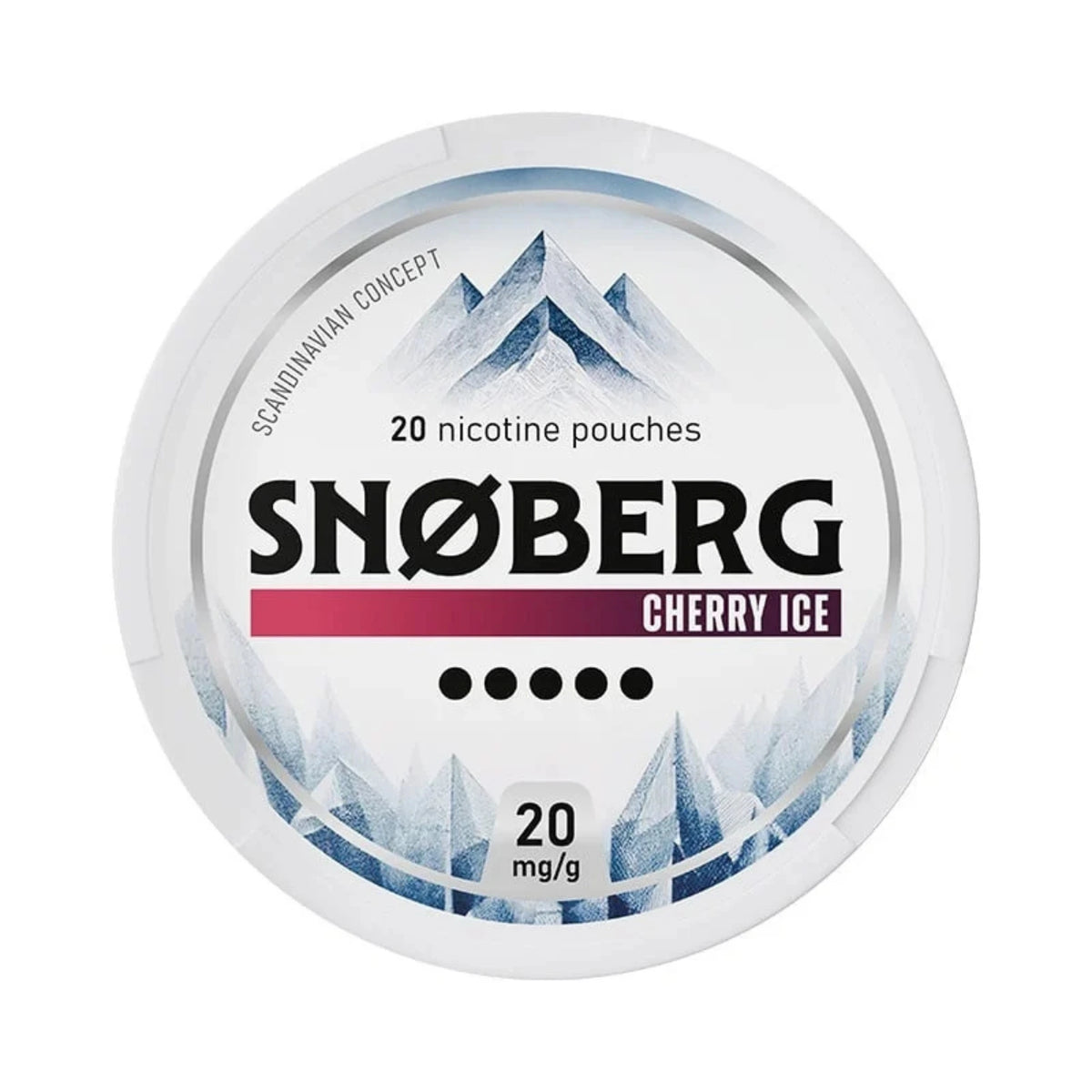 SNOBERG Cherry Ice Nicotine Pouches 20MG