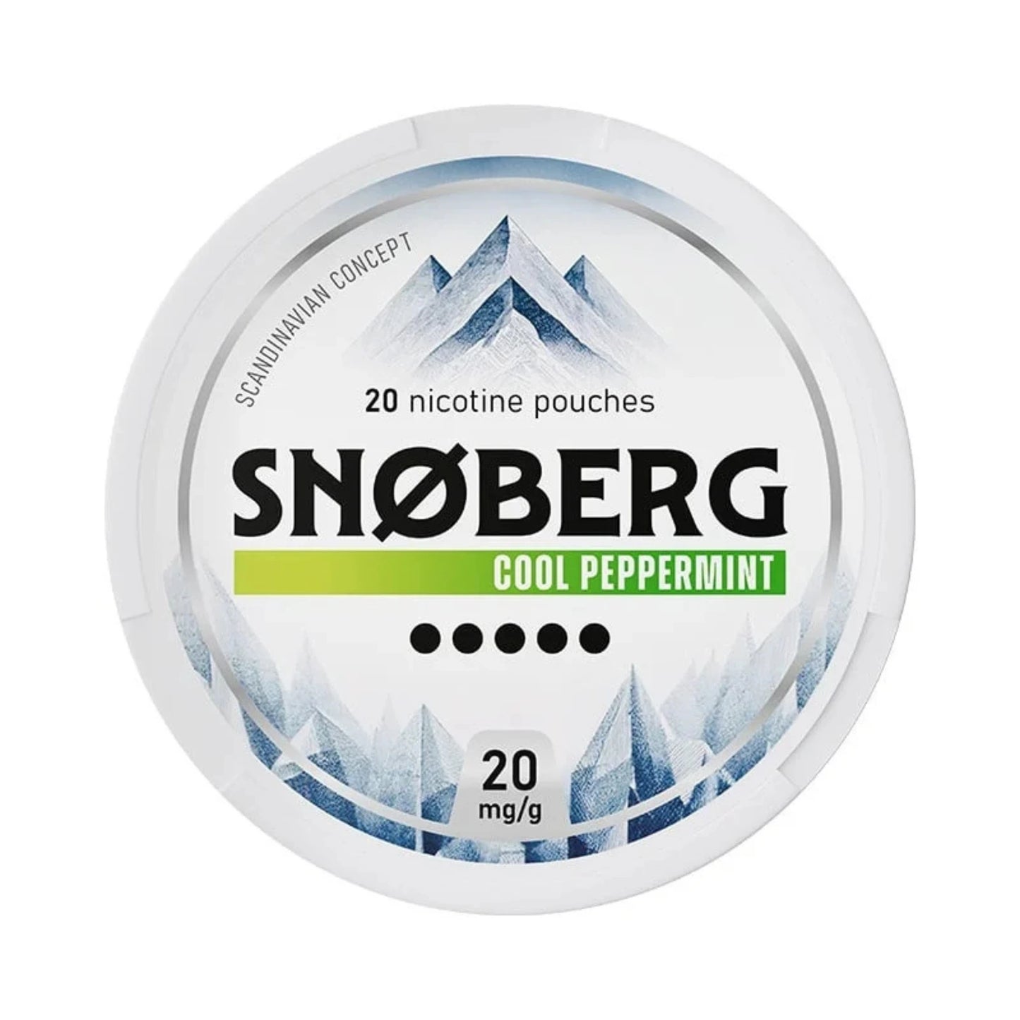 SNOBERG Cool Peppermint Nicotine Pouches 20MG