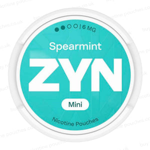 Spearmint Mini Nicotine Pouches by ZYN