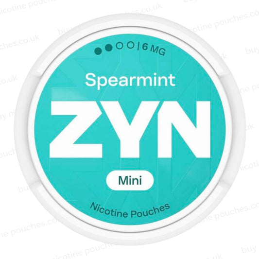 Spearmint Mini Nicotine Pouches by ZYN
