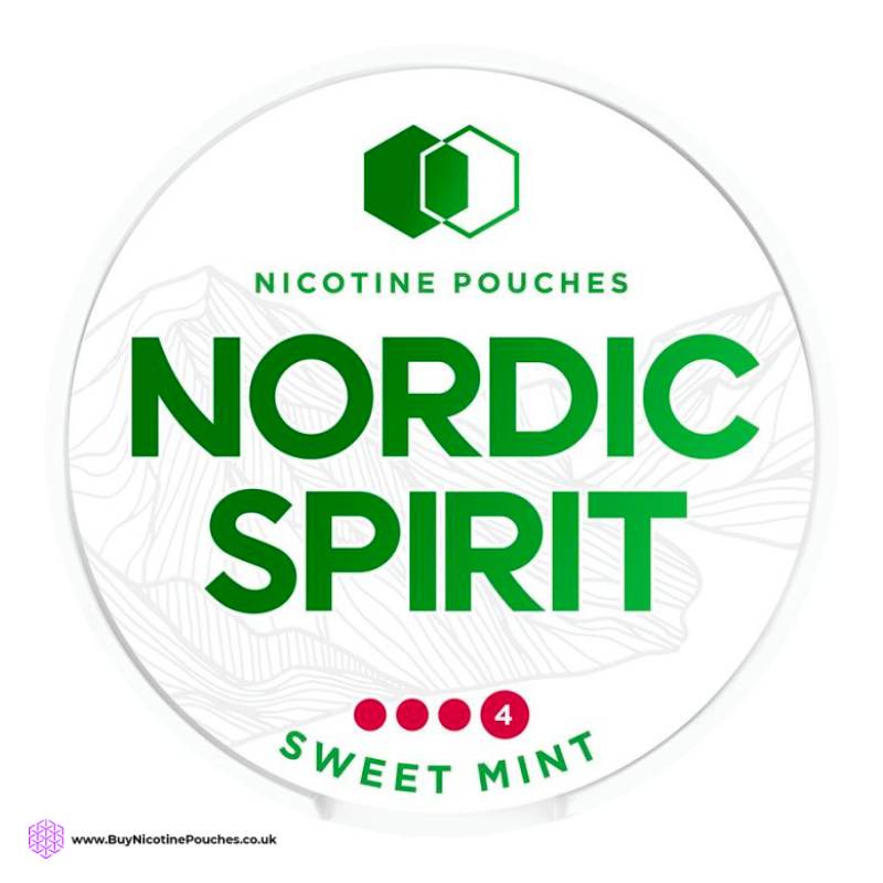 Sweet Mint Medium Nicotine Strong Pouches by Nordic Spirit