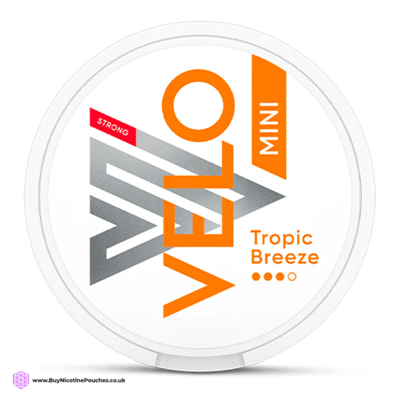 Tropic Breeze Mini Nicotine Pouches by Velo 6MG