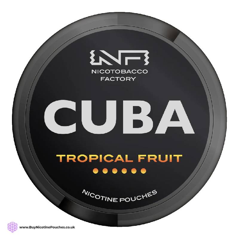 Tropical Fruit Nicotine Pouches by Cubablack