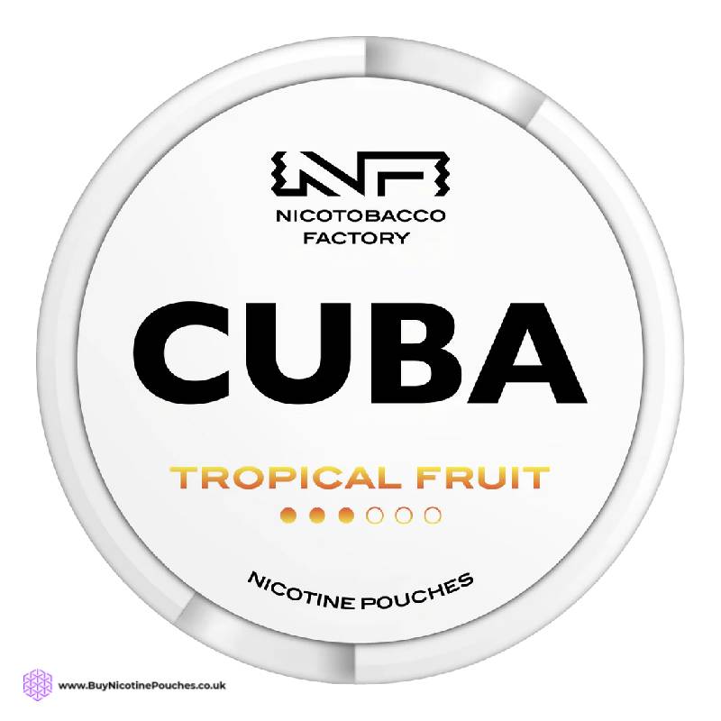 Tropical Fruit Nicotine Pouches by Cubawhite