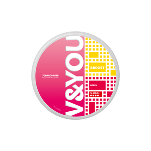 V & You Berry &Boost Nicotine Pouches