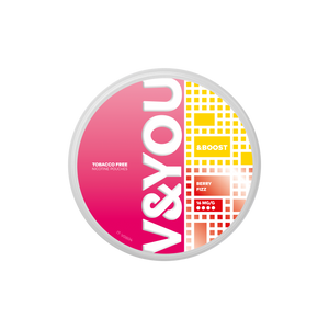 V & You Berry Fizz &Boost Nicotine Pouches