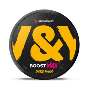 V & You Savage Mango Boost Max Nicotine Pouches