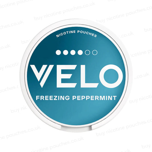 Freezing Peppermint Nicotine Pouches by Velo