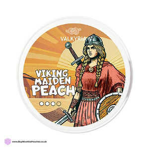Viking Maiden Peach Nicotine Pouches by Valkyria side 6mg