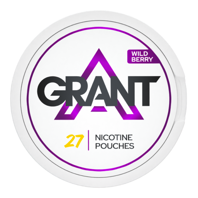 Wild Berry Nicotine Pouches by Grant SNUS 25MG