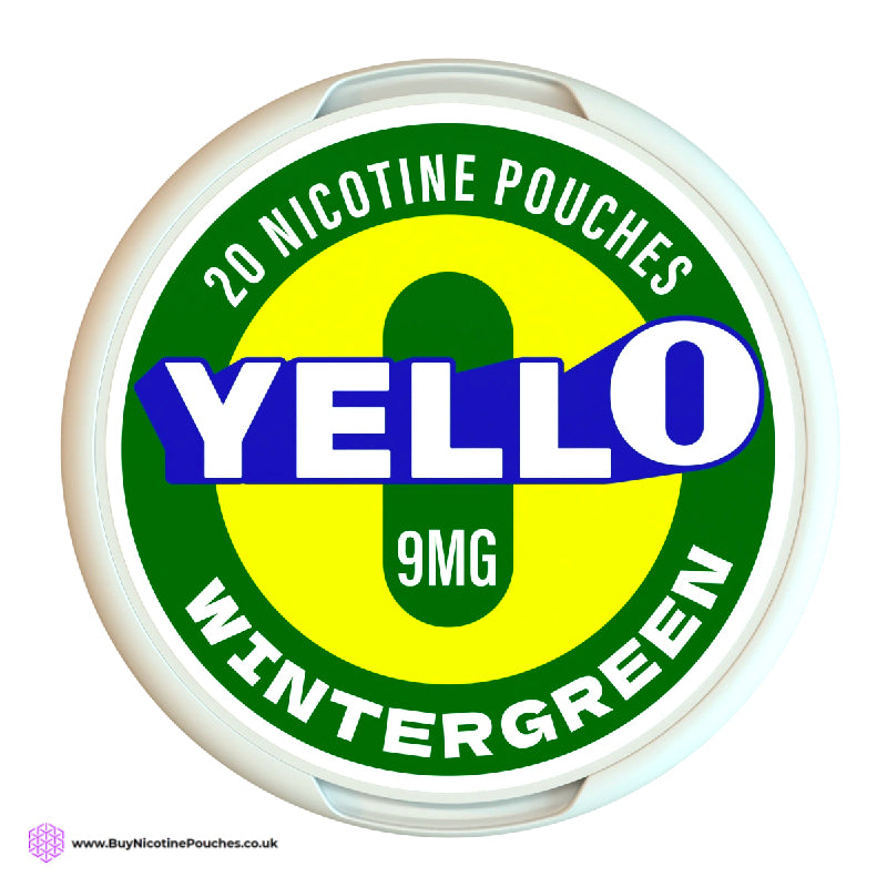 Wintergreen 9MG Nicotine Pouches by Yello