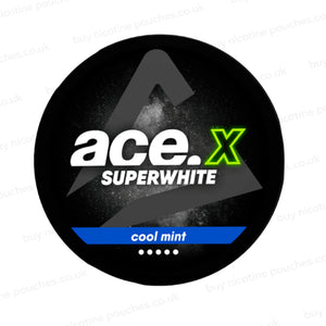 Ace X Superwhite Cool Mint Nicotine Pouches