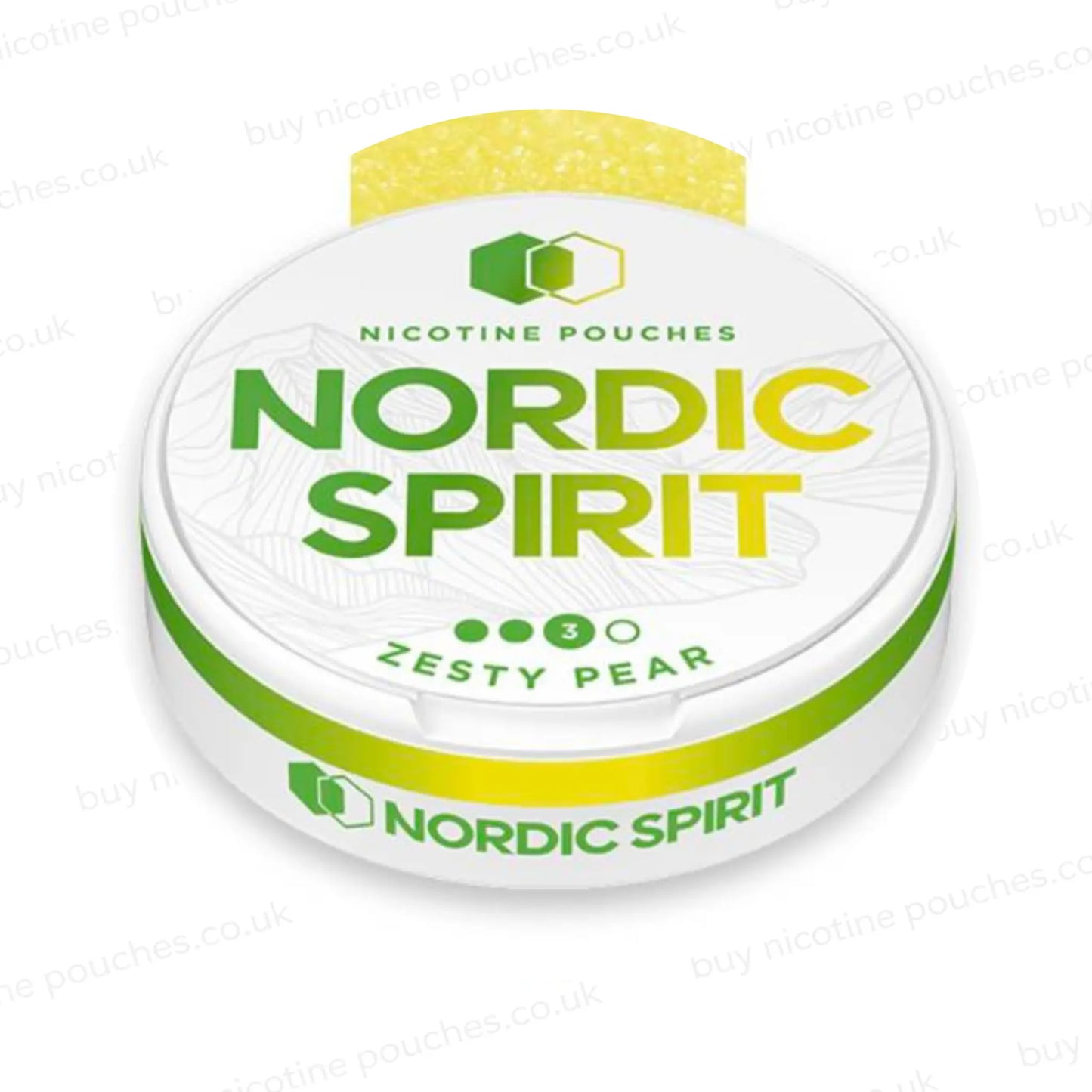 Zesty Pear Nicotine Pouches by Nordic Spirit