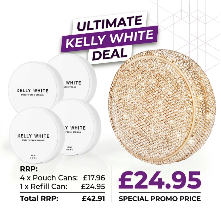 Kelly White Sweet Peach x 4 + 1 Golden Refill Can