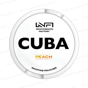Peach Nicotine Pouches by Cuba
