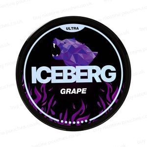 Grape Ultra Nicotine Pouches by Iceberg