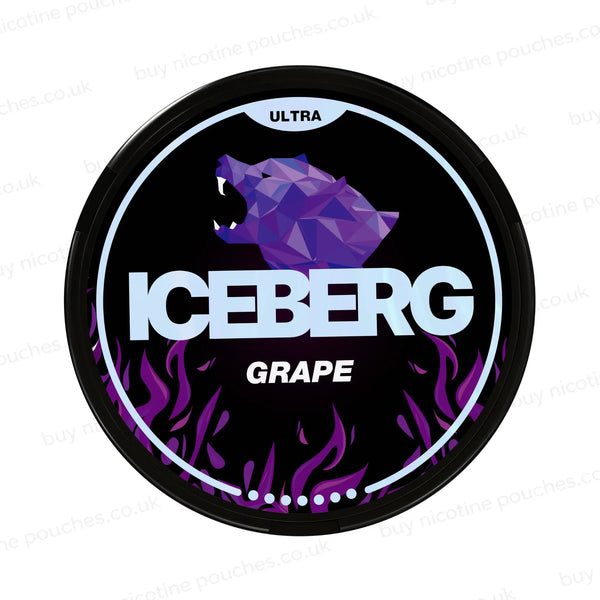 Grape Ultra Nicotine Pouches by Iceberg