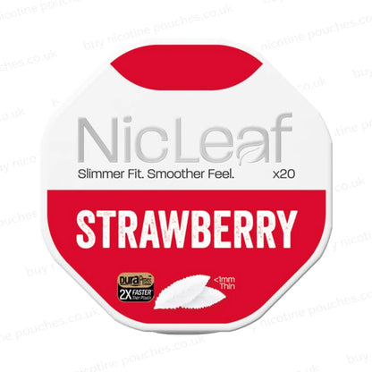 NicLeaf Strawberry Nicotine Pouches