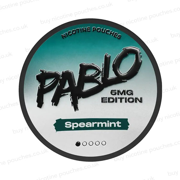 Pablo 6MG Edition Spearmint Nicotine Pouches
