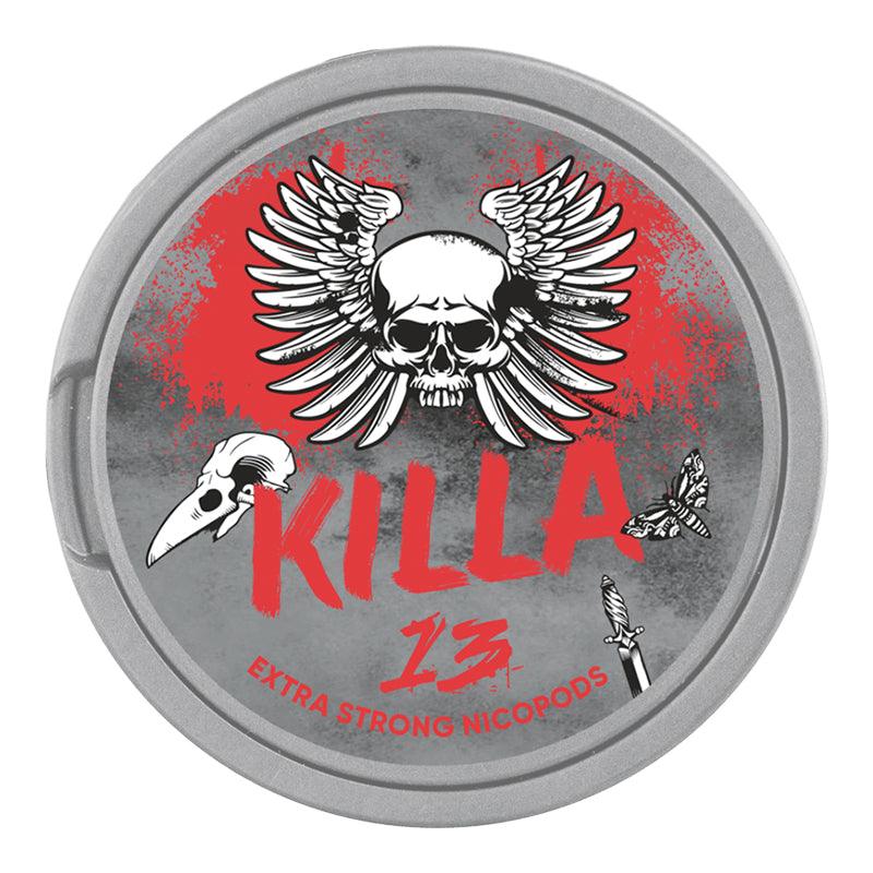 13 Extreme Nicotine Pouches by Killa 12.8MG